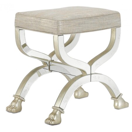 Currey Elsie Stone Ottoman 7000-0632